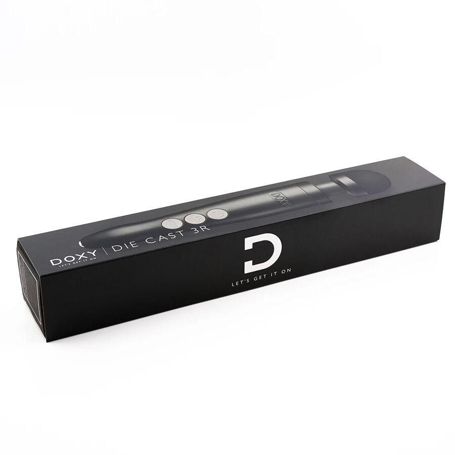 Вібромасажер DOXY Die Cast 3R - Matte Black, дуже потужний, перезаряджуваний, металевий корпус Sex Aura Київ - фото 4