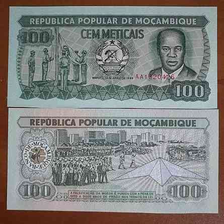 Мозамбік 100 метикал 1989 UNC Полтава