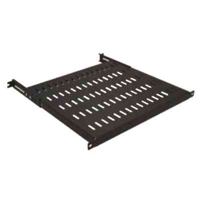 Полка 19&quot; Mirsan 1U глиб. 525мм, регульована 525-710, RAL 9005 (MR.SBR80.01_YK) Вінниця