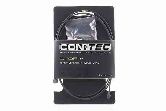 Трос гальмівний 1350мм універсальний MTB/ROAD з кінцевиком, нержавіюча сталь, тефлонове покриття, чорний Slick Stainless with Teflon CP-B3/B4 Киев