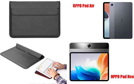 Чохол-конверт VitoCase для OPPO Pad Air, Pad Neo, з функцією підставки для планшета Чорний Київ