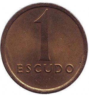 Монета 1 ескудо. 1981 рік, Португалія.(Г) Полтава - фото 1