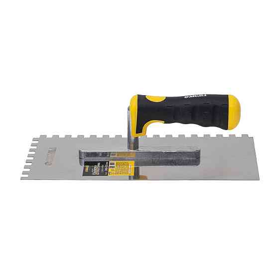 Sigma Гладилка нержавеющая штукатурная Profi 280×130мм c зубом 8×8мм SIGMA (8327531) Коломия