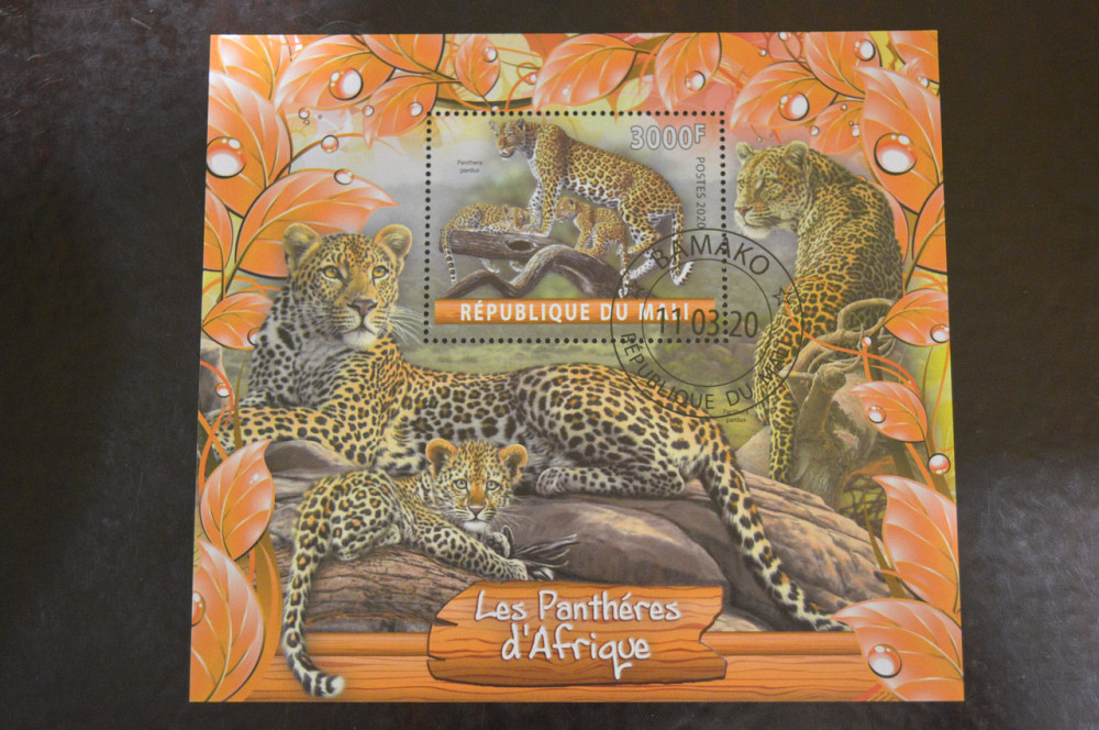Малі. Марки. Фауна. Блок. 2020 рік (В-4) Полтава - фото 1