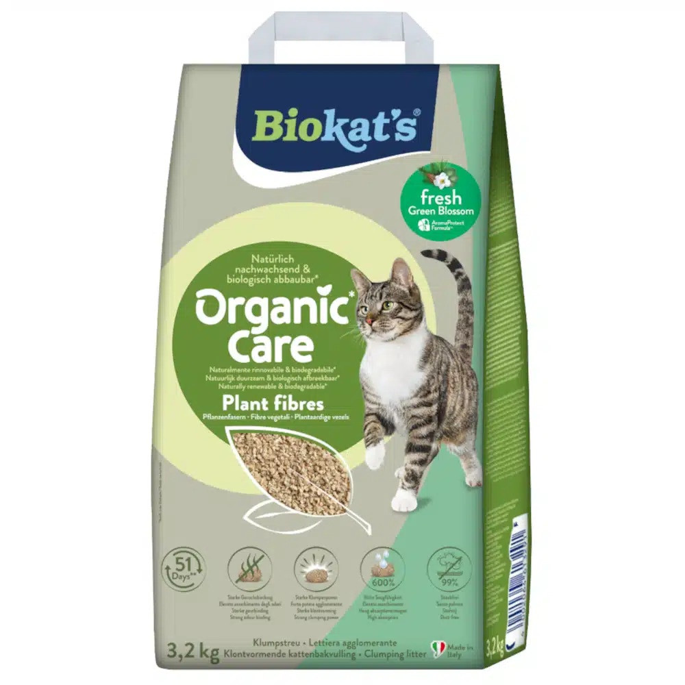 Наповнювач рослинний Biokats для котячого туалету Organic Care Fresh 8л/3,2кг Киев - изображение 1