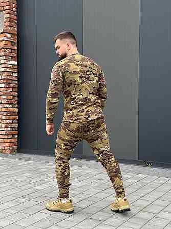 Комплект чоловічої термобілизни ЗСУ теплий зимовий термокостюм армійський військова термобілизна WAR Львів