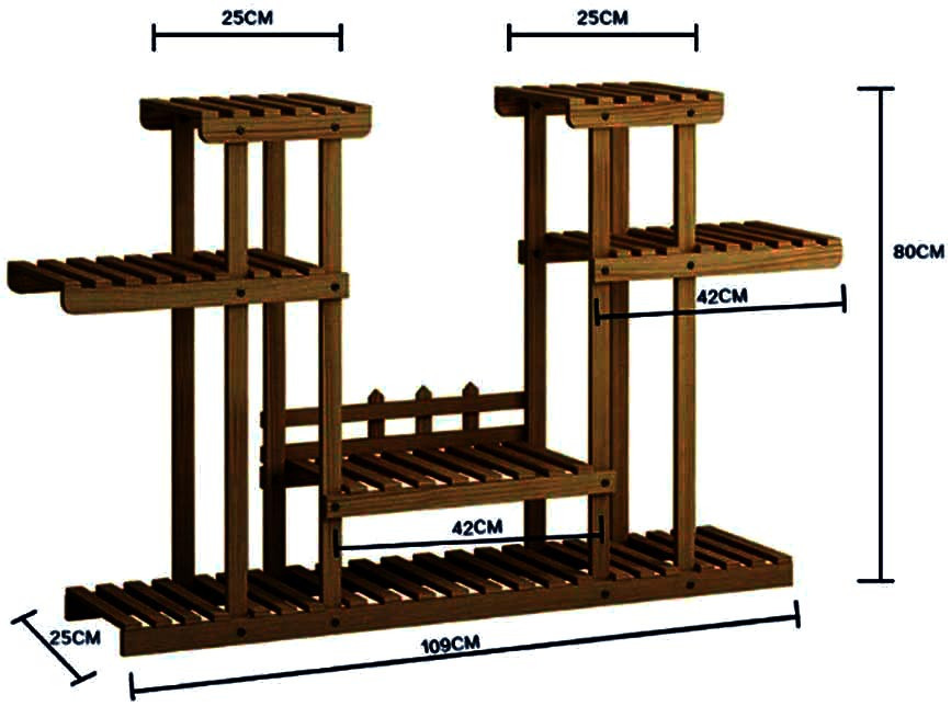 Підставка для квітів "Сермез" мокко Миколаїв - фото 1