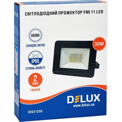 Прожектор Delux FMI 11 LED 30Вт 6500K IP65 (90021206) Винница - изображение 3