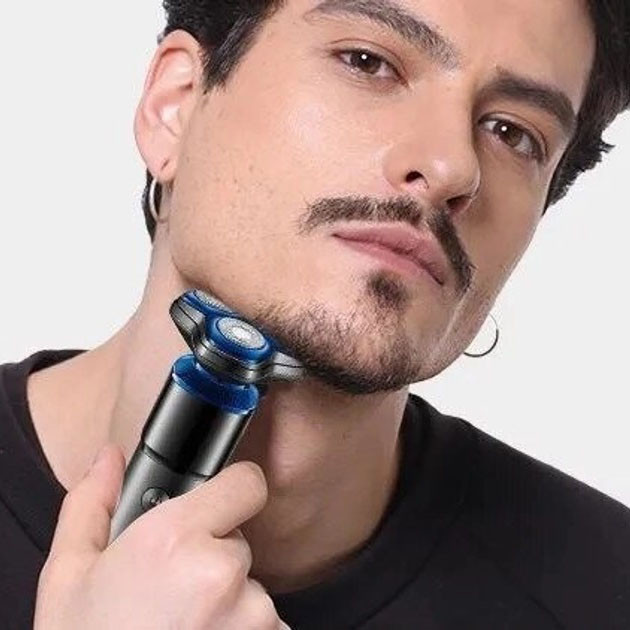 Електробритва для ідеального гоління, Бритви акумуляторні, Хороша електробритва для бороди LM-81 Київ - фото 18