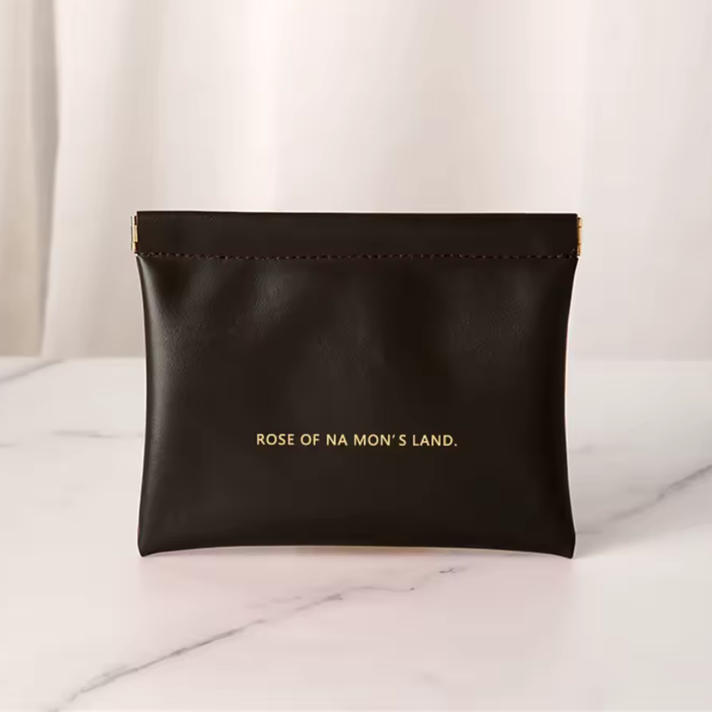 Набор косметичек портативные 2 шт для хранения аксессуаров,футляры для мелочей размер 14х18 и 11х12 см черные Каменец-Подольский - изображение 3