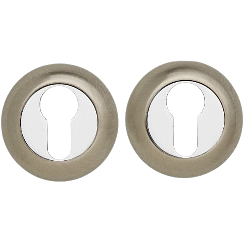 Накладка на циліндр HRoz-0701 AL SN/CP KEDR Житомир - изображение 1