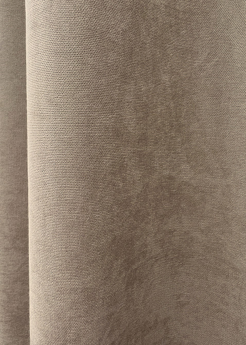 Комплект готовых штор VR-Textil Микровелюр Petek YL № 2018ш Капучино 150х290 см 2 шт (33-1008) Киев - изображение 7