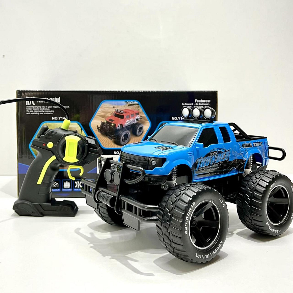 Машина Джип на радіокеруванні акумулятор USB зарядка світло 25 см Синя (Y14-7A) Чернігів - фото 3