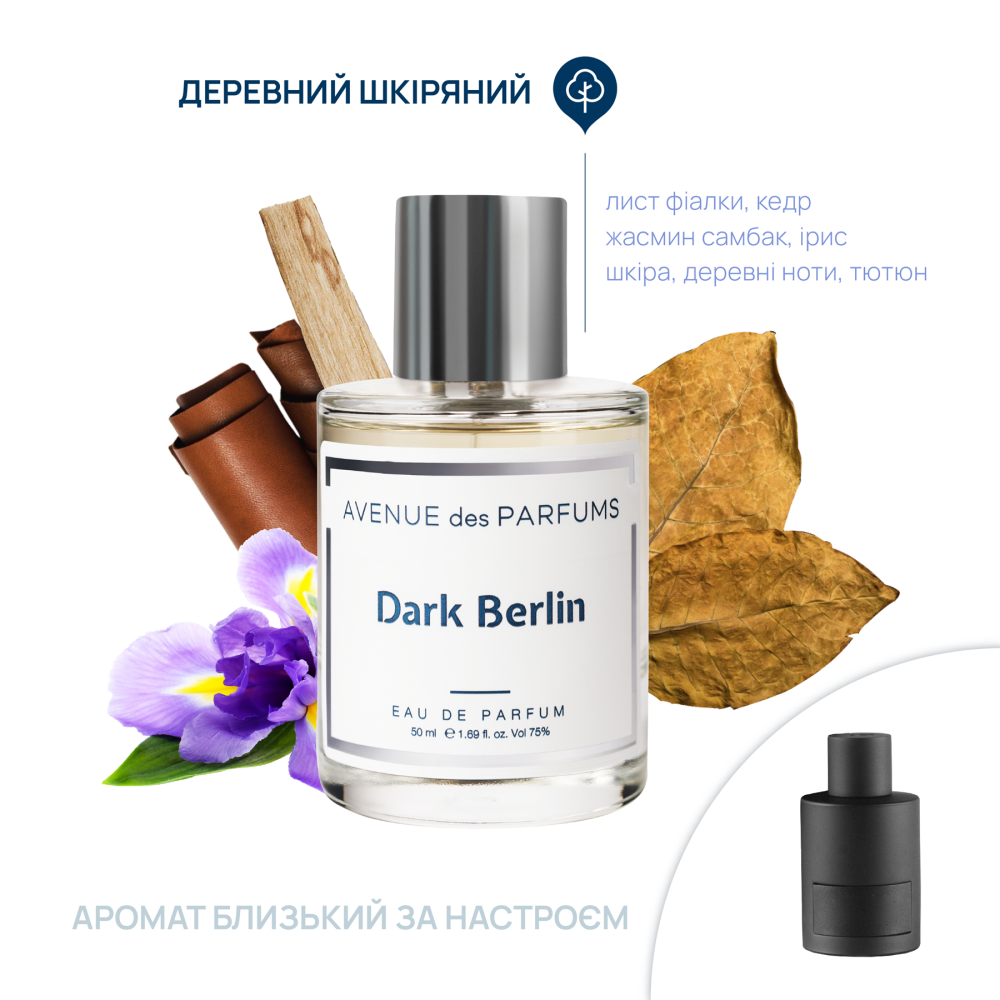 Парфюмированная вода Dark Berlin Avenue des Parfums 50 мл Киев - изображение 2