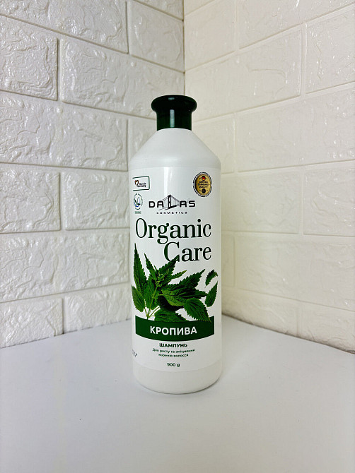 DALAS Шампунь для волосся Organic care "Кропива" 900 г Гостомель - изображение 1