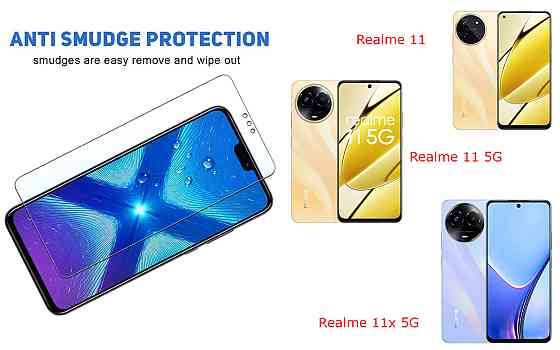 Защитное стекло NeoGlass для Realme 11, Realme 11 5G, Realme 11x 5G – ультрапрозрачное и устойчивое Киев