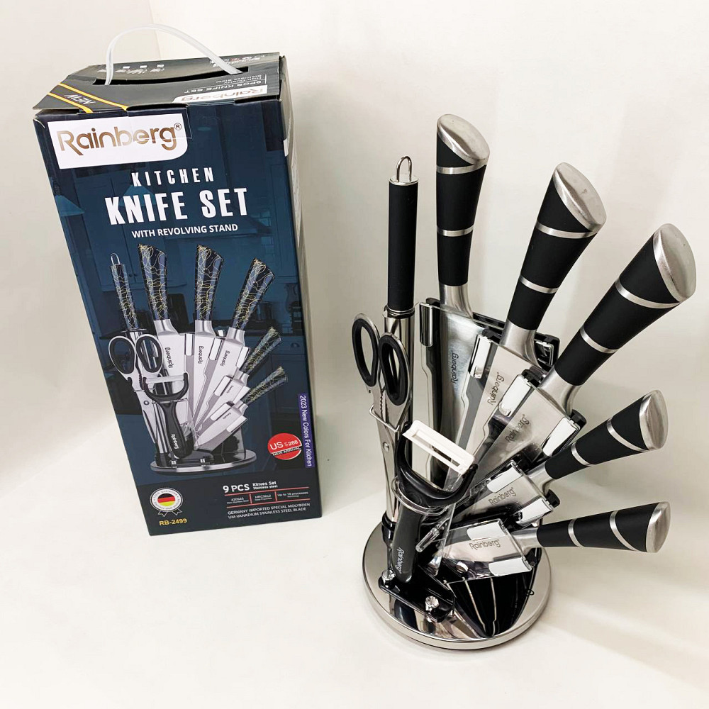 Відмінний набір ножів, Хороші ножі для кухарів, Кухонні ножі з хорошої сталі Бюджетні кухонні WY-65 Львів - фото 6