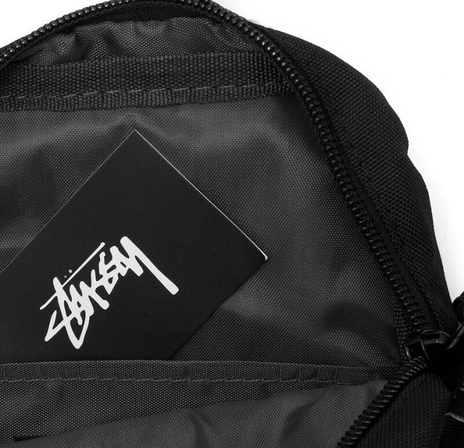 Сумка через плечо Stussy 19х16 черный/белый Черный Запоріжжя - фото 6