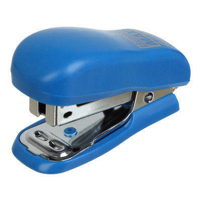 Степлер Buromax пластиковий МІНІ, 10 аркушів, (скоби №24; 26), 60 x 25 x 35 мм, синій (BM.4216-02) Вінниця - фото 1