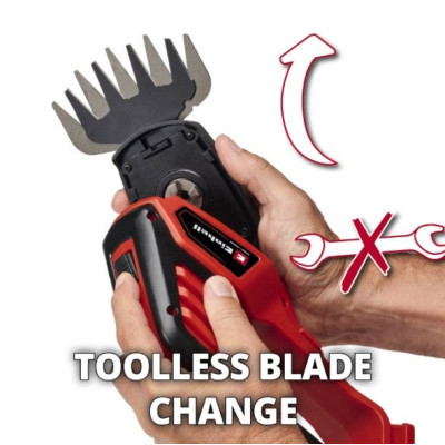 Кусторез Einhell для травы GE-CG 18/100 Li-Solo, 18В PXC, 10см (без АКБ и ЗУ) (3410313) Винница - изображение 3