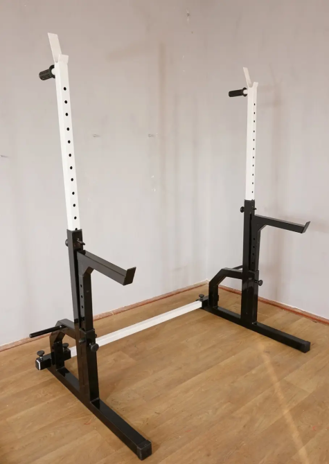 Скамья горизонтальная для жима + Стойки со страховкой 50 на 50 мм с брусьями и штырями под блины Киев - изображение 5