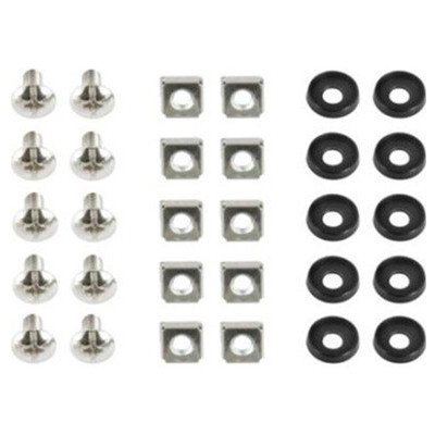 Кріплення для 19&quot; обладнання Cablexpert (гвинт M6, гайка, шайба) комплект кріпильний М6 * 50 (19A-FSET-02) Вінниця - фото 1