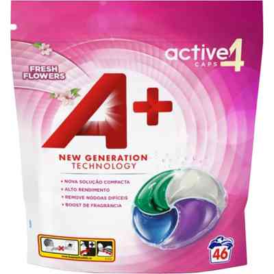 Капсули для прання A+ Fresh Flowers 4 в 1 46 шт. (8435495818441/8435495836278) Вінниця