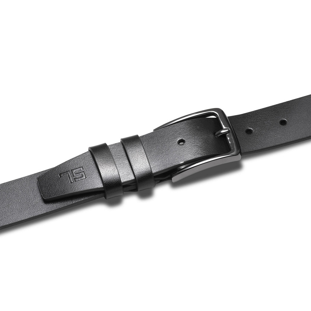 Ремень мужской кожаный Semi Line Black (P8230-0 L) Винница - изображение 2