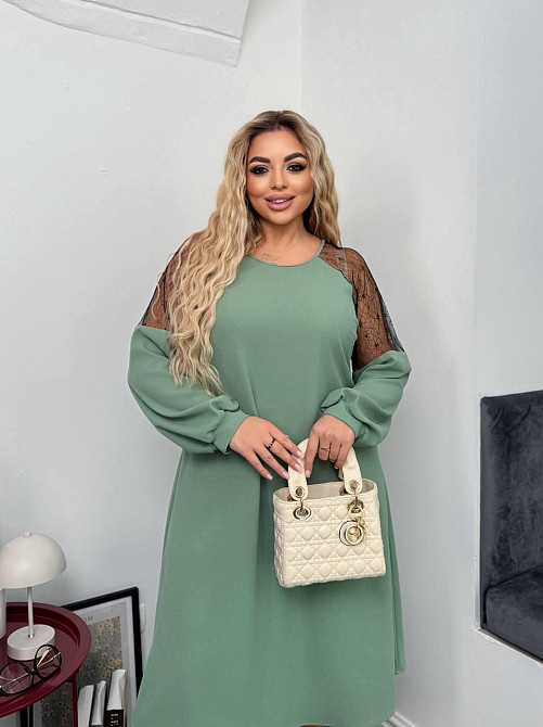 Женское платье со вставками из сеточки Одесса - изображение 2