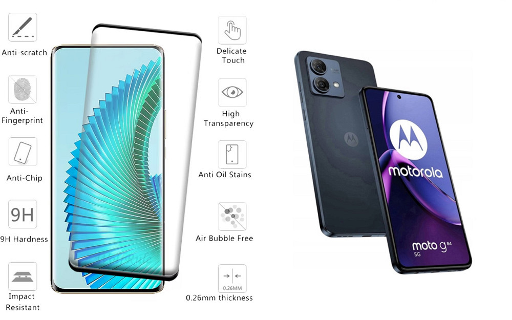 Захисне скло HyperGlass Pro для Motorola Moto G84 5G – максимальна чутливість та захист Київ - фото 2