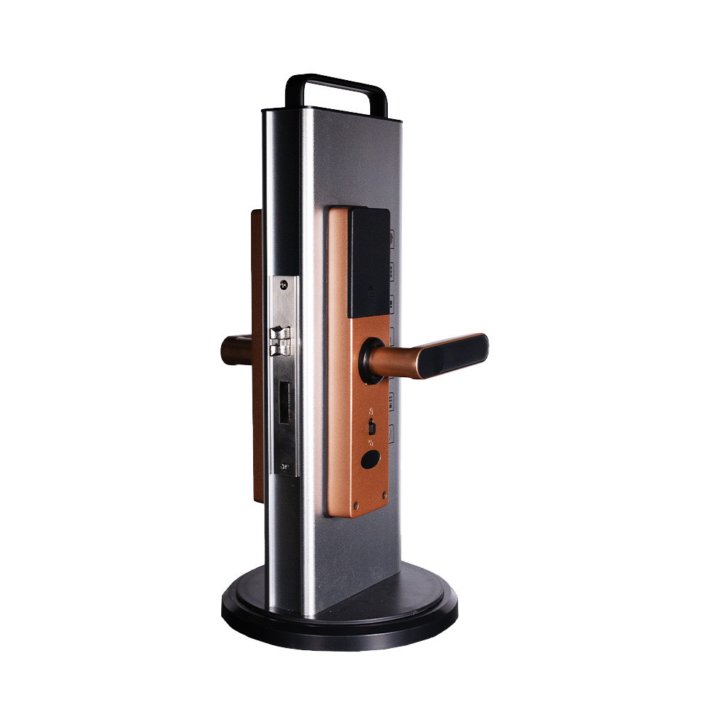 Замок біометричний автономний Trinix TRL-5402BTF Bronze з Bluetooth, зчитувачем відбитків пальців і карт Mifare (65-00072) Киев - изображение 6