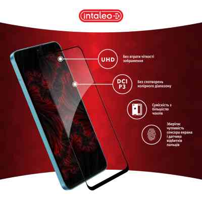 Скло захисне Intaleo Full Glue Honor X8A Black (1283126591174) Вінниця