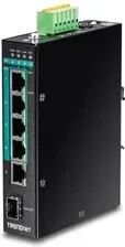 Комутатор Trendnet Przełącznik Ti-Pg541I 4-Port 1Gb Poe Plus+1Port 1Gb+1Port 1Gb Sfp Przemysłowy Zarządzalny (TIPG541I) Київ - фото 1