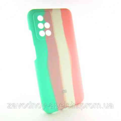 Xiaomi Redmi 10 Чохол мікрофібра Захист камери (райдуга) Одеса