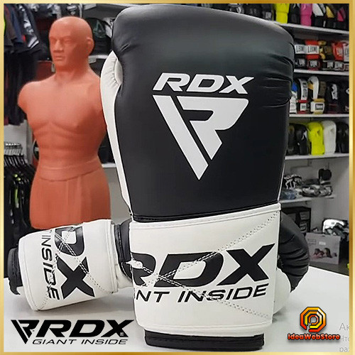 Перчатки боксерские для бокса профессиональные оригинальные натуральная кожа RDX Pro Gel S5 12 унций Киев - изображение 1