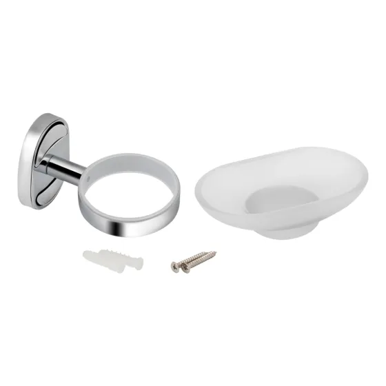 Мильниця з тримачем Lidz Oreo 0201 настінна (матове скло) LDORE0201CRM22083 Chrome Київ