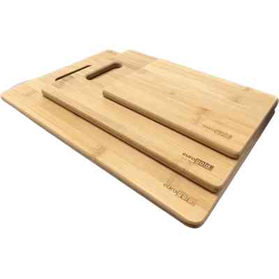 Дошка для нарізання Eurogold бамбук 20 х 15 х 1 набір 7108200019 (ЕГ-7108200019) Вінниця