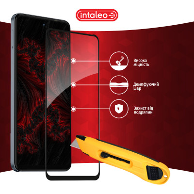 Скло захисне Intaleo Full Glue Tecno Spark 20C Black (1283126589065) Вінниця - фото 5