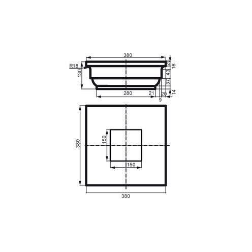 Капитель колонны фасадной полистироловой Prestige Decor LC 113-1 Днепр - изображение 2