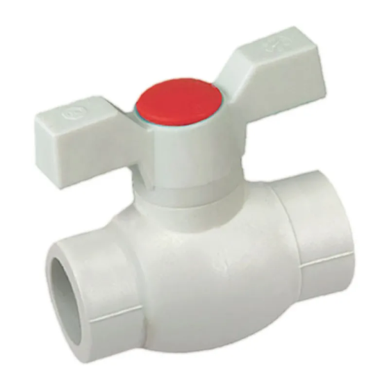 Кран шаровый PPR КШ Koer (бабочка) для горячей воды 20 (Koer K0181.PRO) (KP0234) Киев