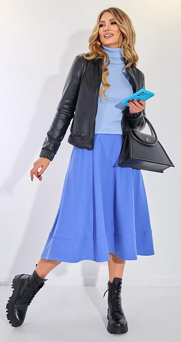 Яскрава куртка з екошкіри (42) Київ - фото 3