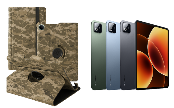 Чехол Spinner360 для планшета Xiaomi Pad 8, Xiaomi Pad 8 Pro, цвет Xaki Киев