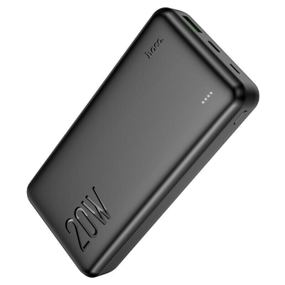 Універсальна мобільна батарея Hoco J87A 20000mAh Tacker PD20W+QC3.0 (Чорна) Вінниця