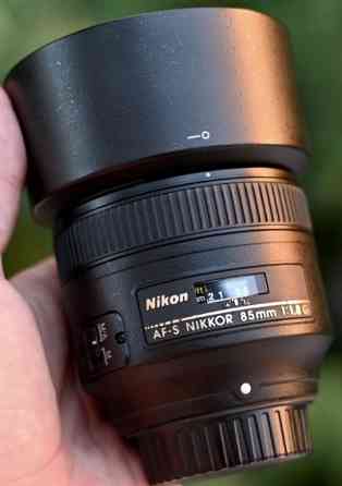 Объектив: Nikon AF-S 85mm.1.8G Киев