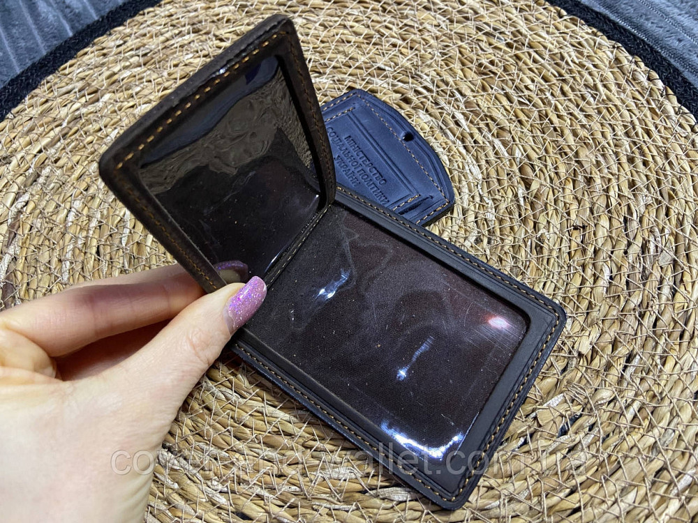 Шкіряна обкладинка на пенсійне посвідчення на два відділення GP Київ - фото 2