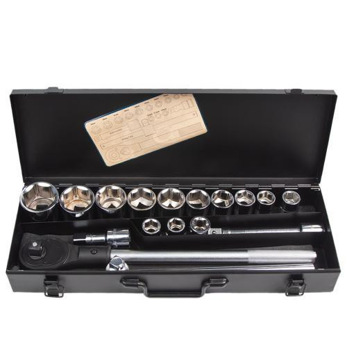 Набір головок 19-50 мм 3/4". 17 предметів Alloid Одеса - фото 1