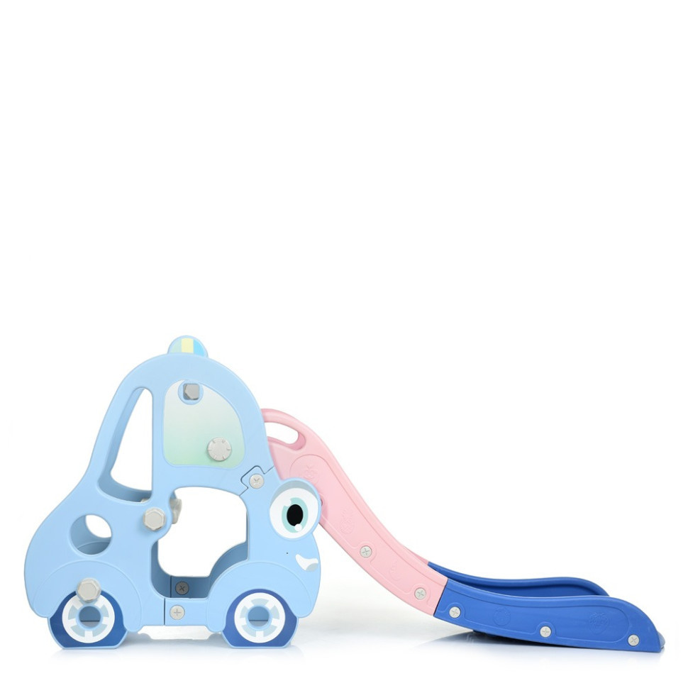 Дитяча гірка L-CC01-4 пластик, з баскетбольним кільцем Вінниця - фото 3