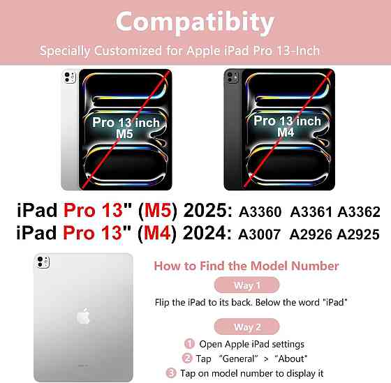 Чехол с клавиатурой для iPad Pro 13