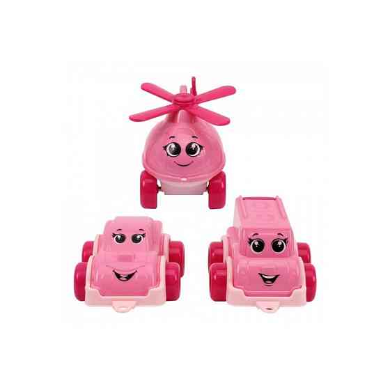 Дитячий іграшковий набір "Транспорт Міні" 8003TXK у наборі 3 штуки Вінниця