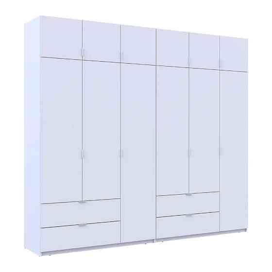 Шафа для одягу Doros Лукас Біла 3+3 ДСП 270х50х240 DRS-011685 (42005114) Львів